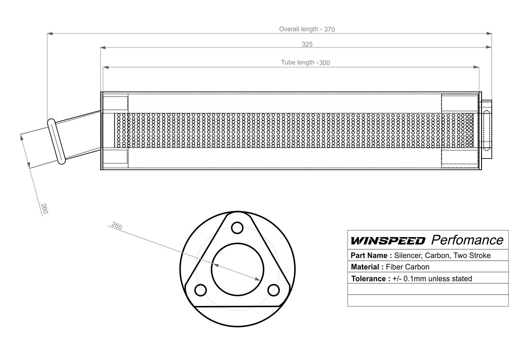 SILENCERS CARBON SPREADTOW DOFF CNC BLACK MUZZLE - Image 5