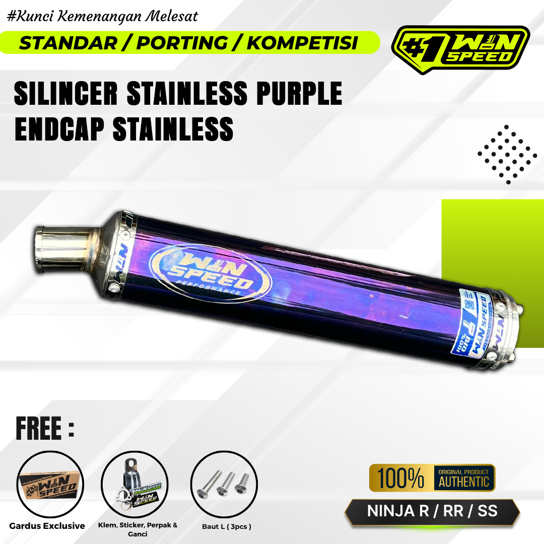 SILENCERS STAINLEES PURPLE