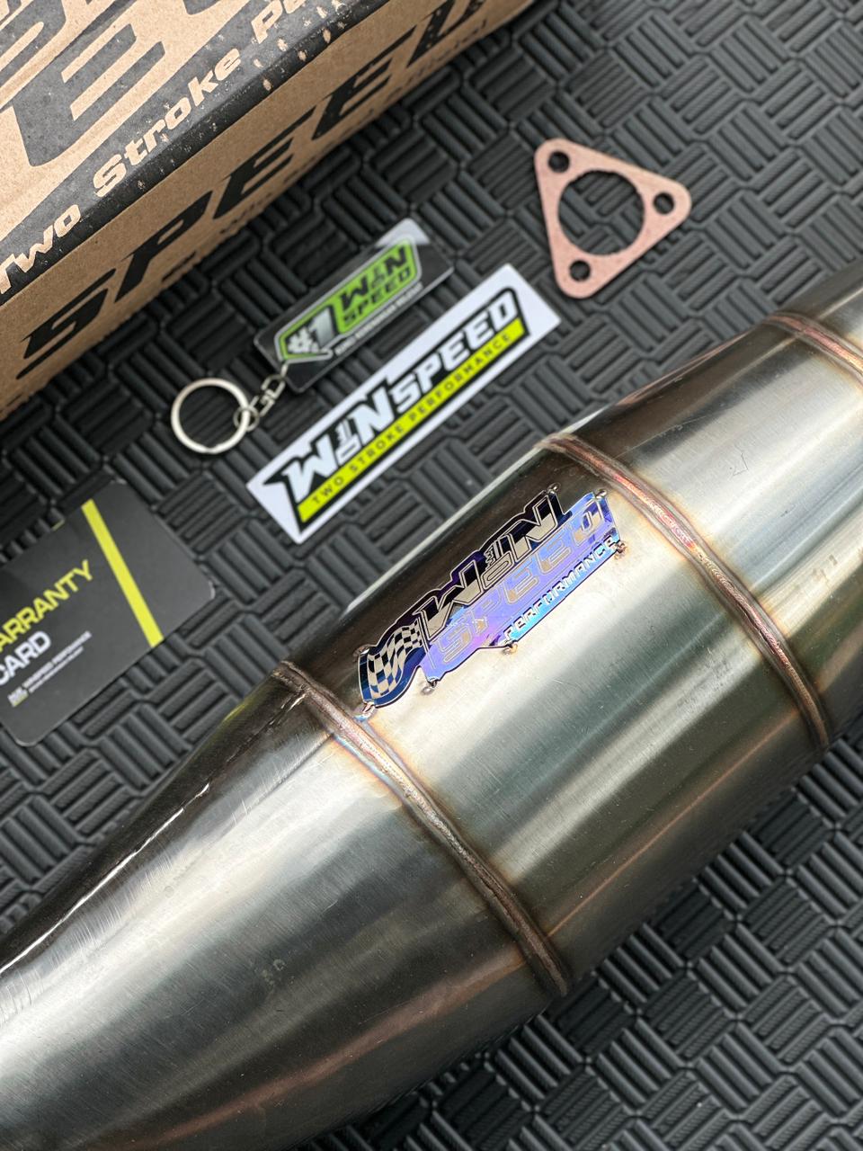 Set, Exhaust Chamber Super Cobra, Stainless , KR150, KRR150, KRR150ZX, Serpico - Image 2