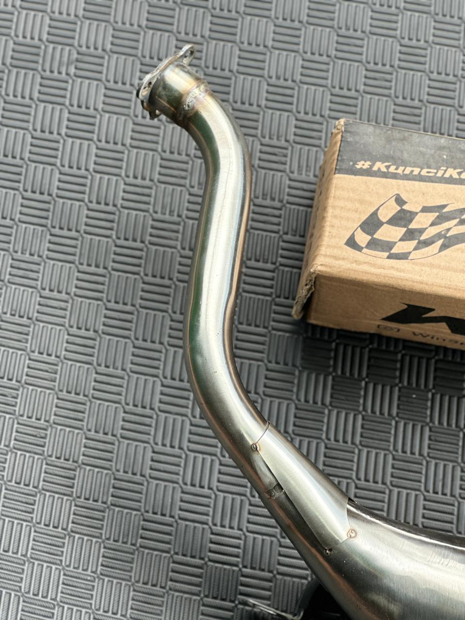 Set, Exhaust Chamber Super Cobra, Stainless , KR150, KRR150, KRR150ZX, Serpico - Image 4