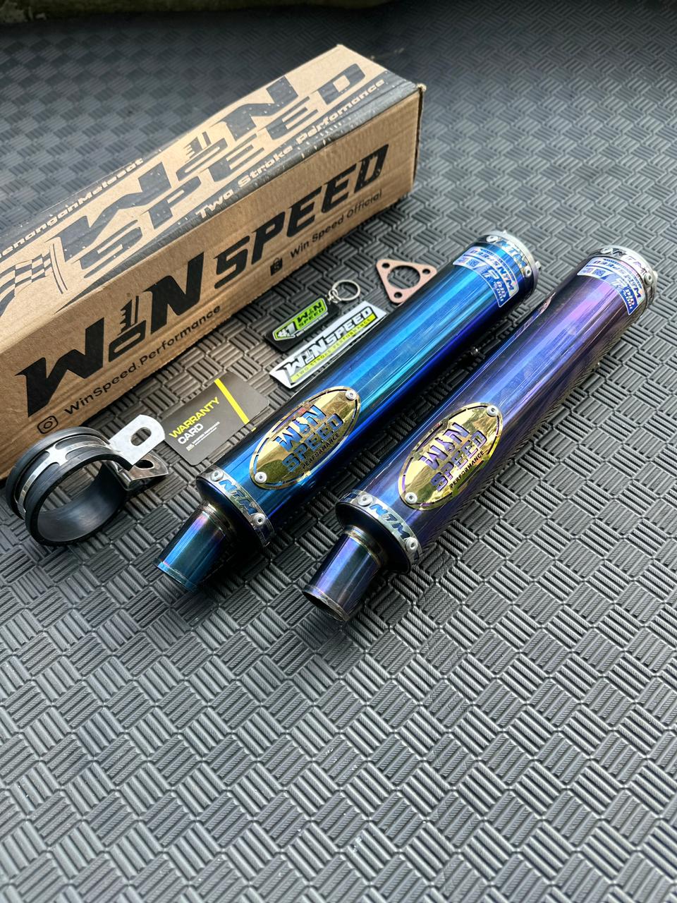 SILENCERS STAINLEES FULL BLUE LOGO STAINLES GOLD - Image 4