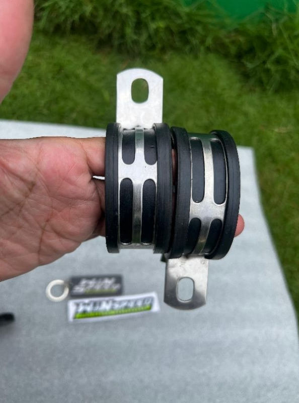 Clamp Stainlees ( Free Include )