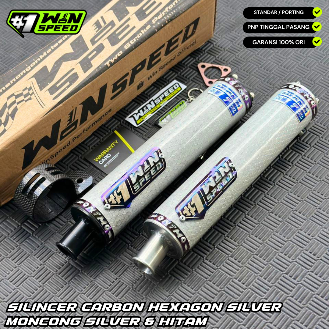 SILENCERS HEXAGON TEXALIUM SILVER LOGO STAINLES PURPLE