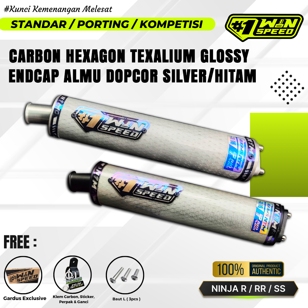 SILENCERS HEXAGON TEXALIUM SILVER LOGO STAINLES PURPLE