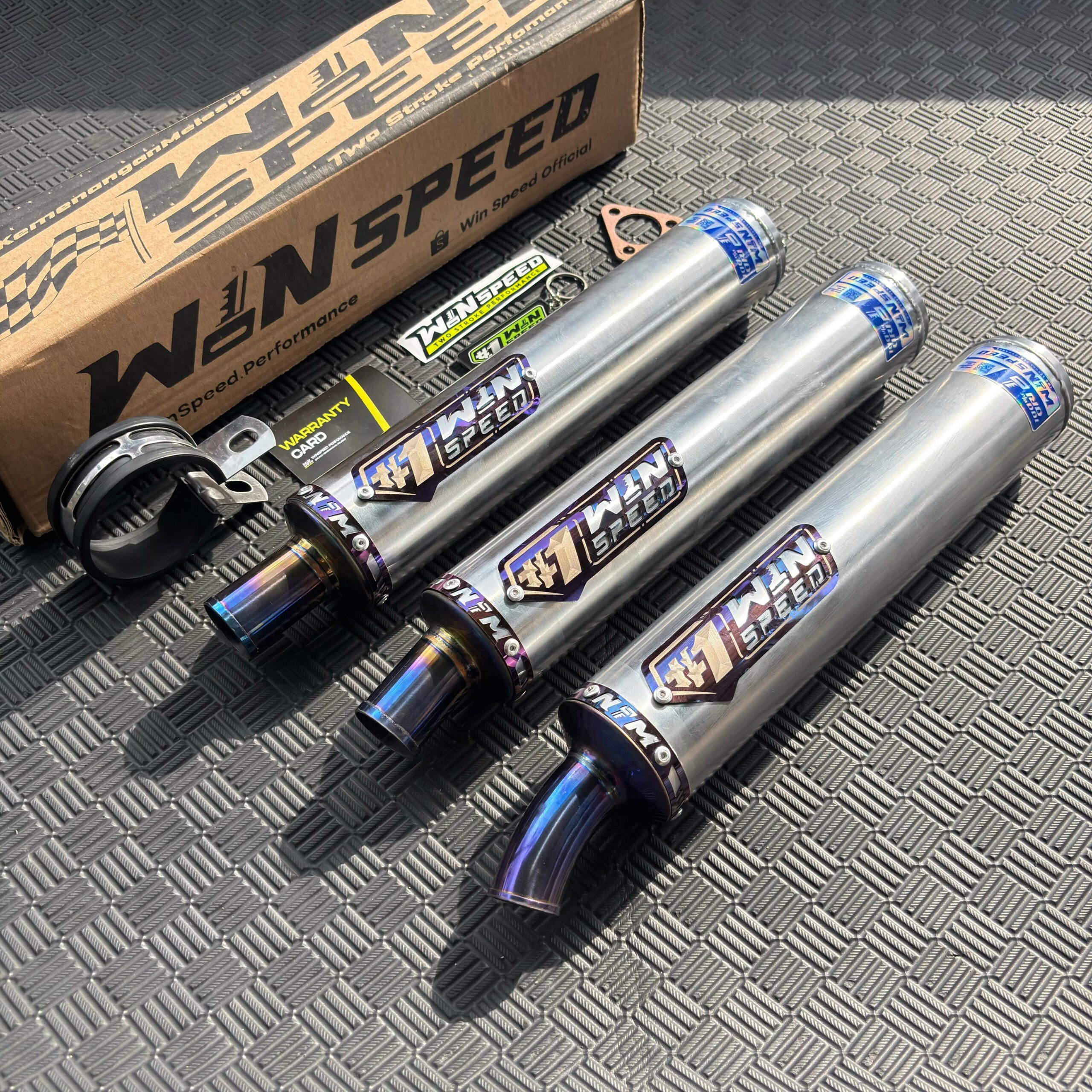 SILENCER ALUMINIUM LOGO LIST STAINLESS PURPLE - Image 3