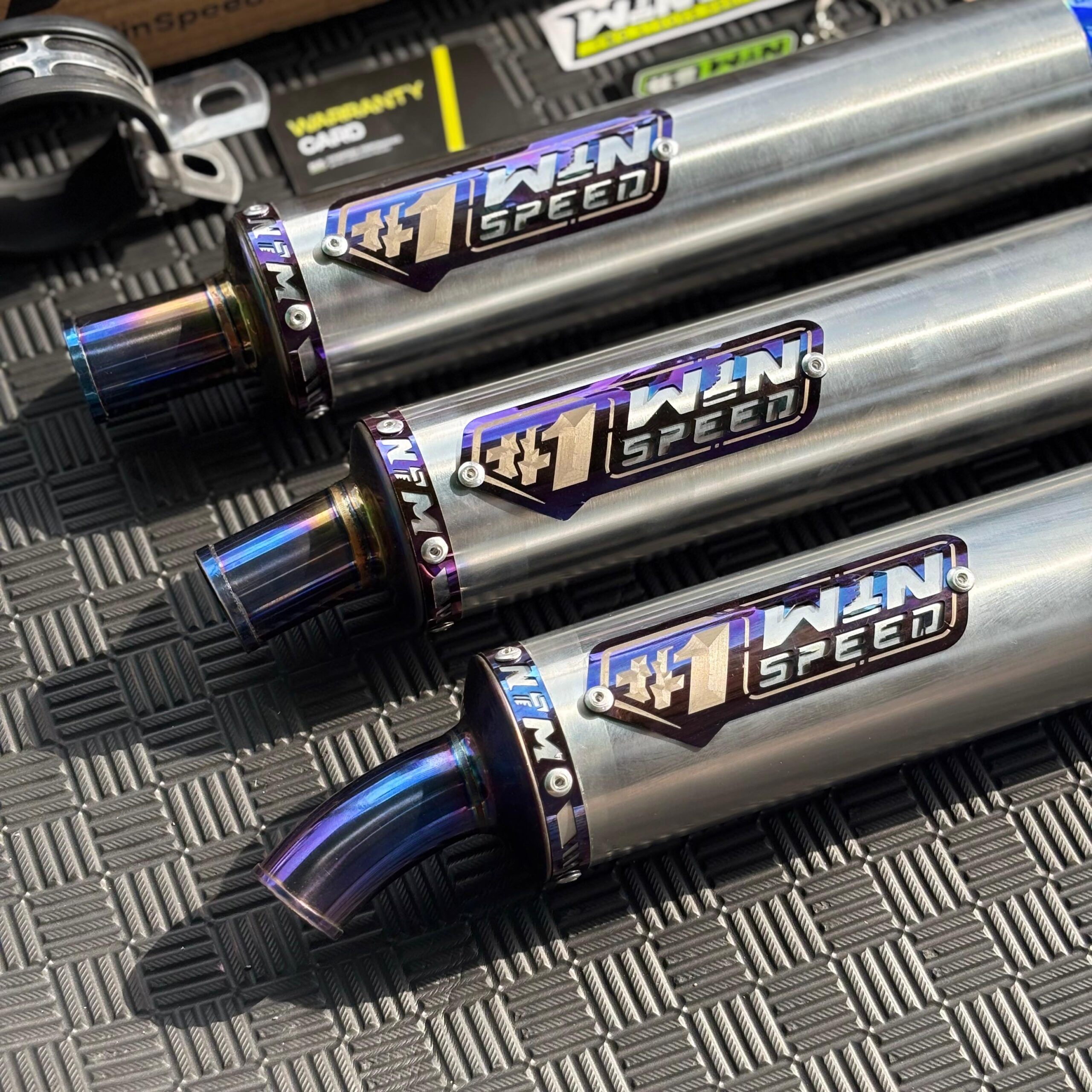 SILENCER ALUMINIUM LOGO LIST STAINLESS PURPLE - Image 4