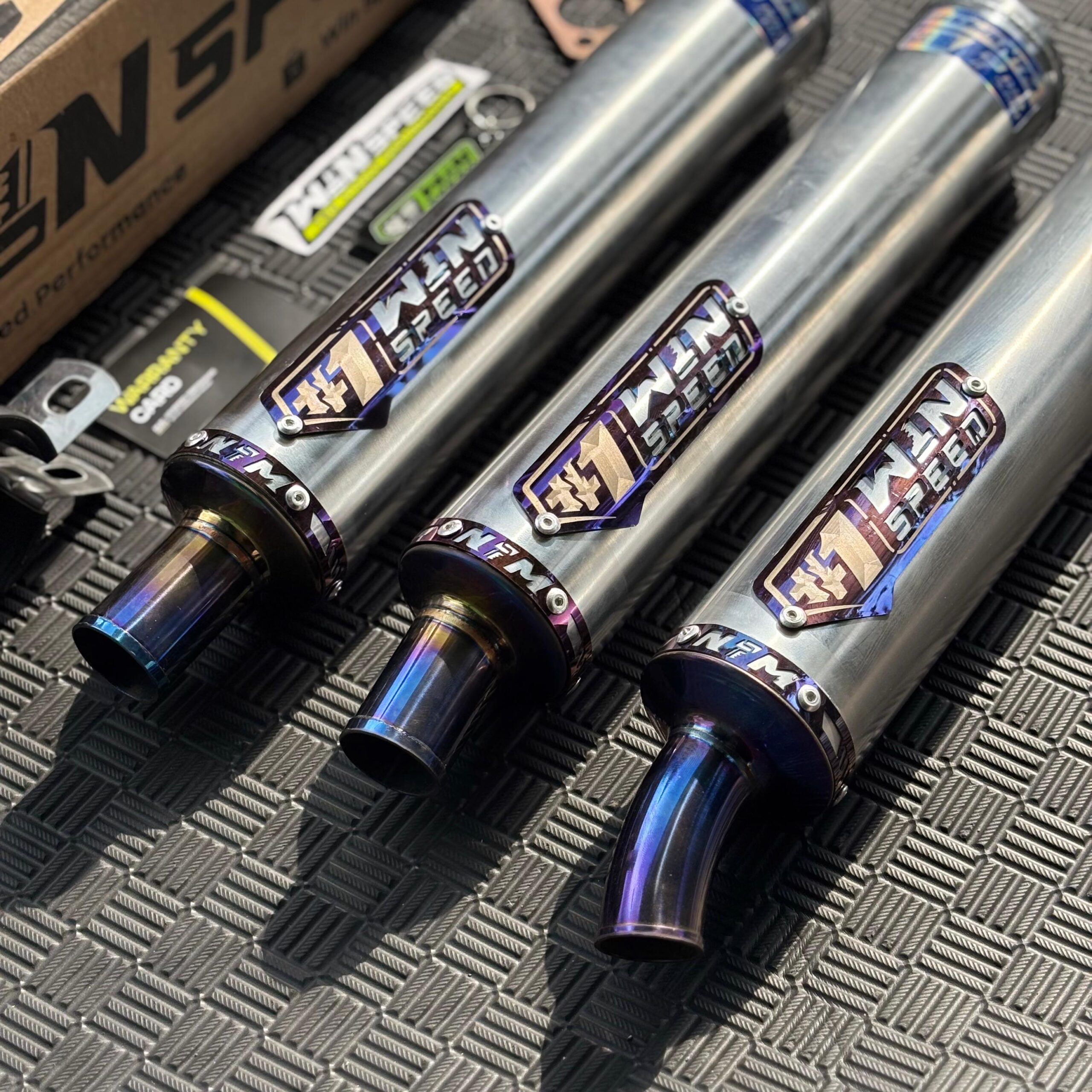 SILENCER ALUMINIUM LOGO LIST STAINLESS PURPLE - Image 6
