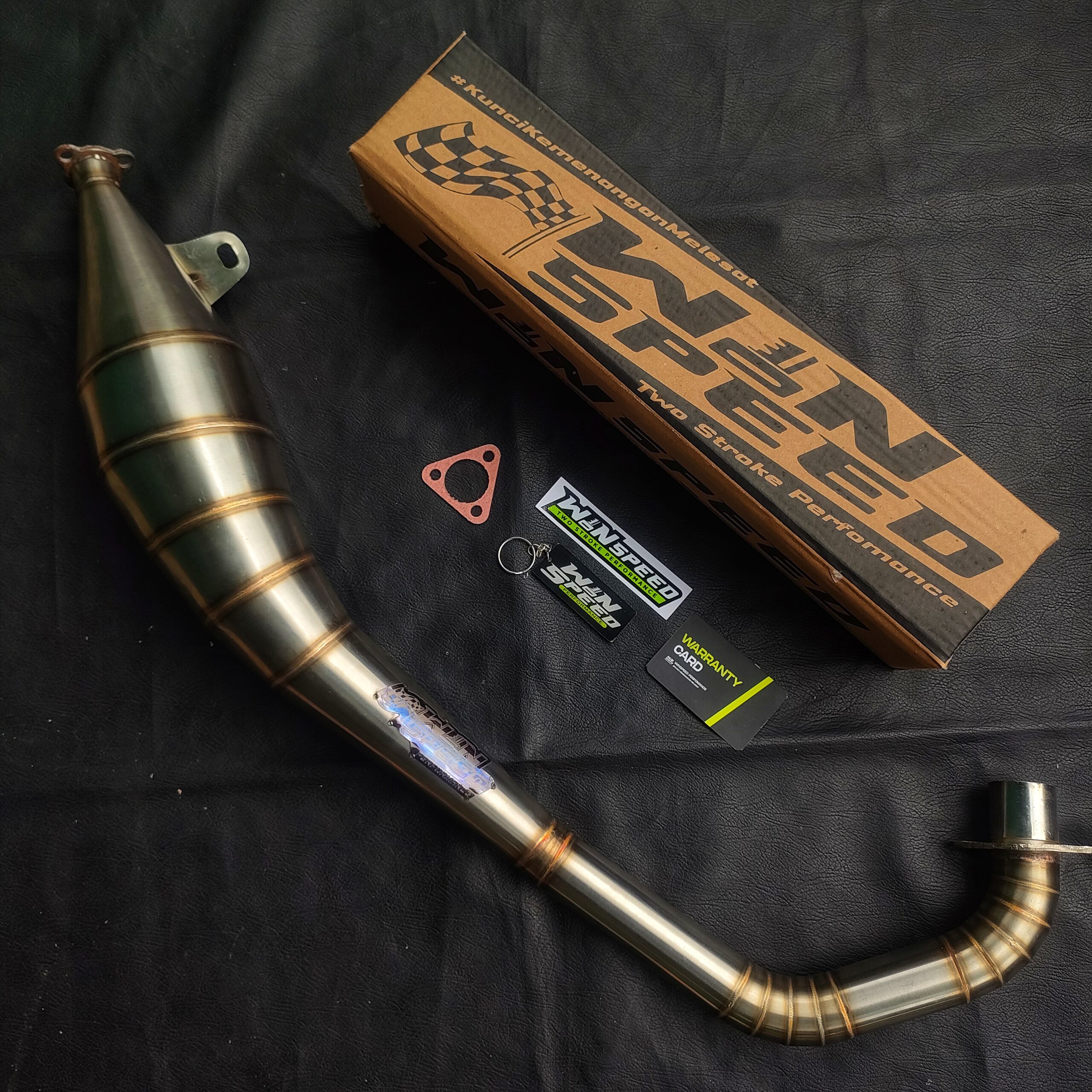 Set, Exhaust Chamber Side Undercarriage Model, Stainless , SATRIA 2 STROKE