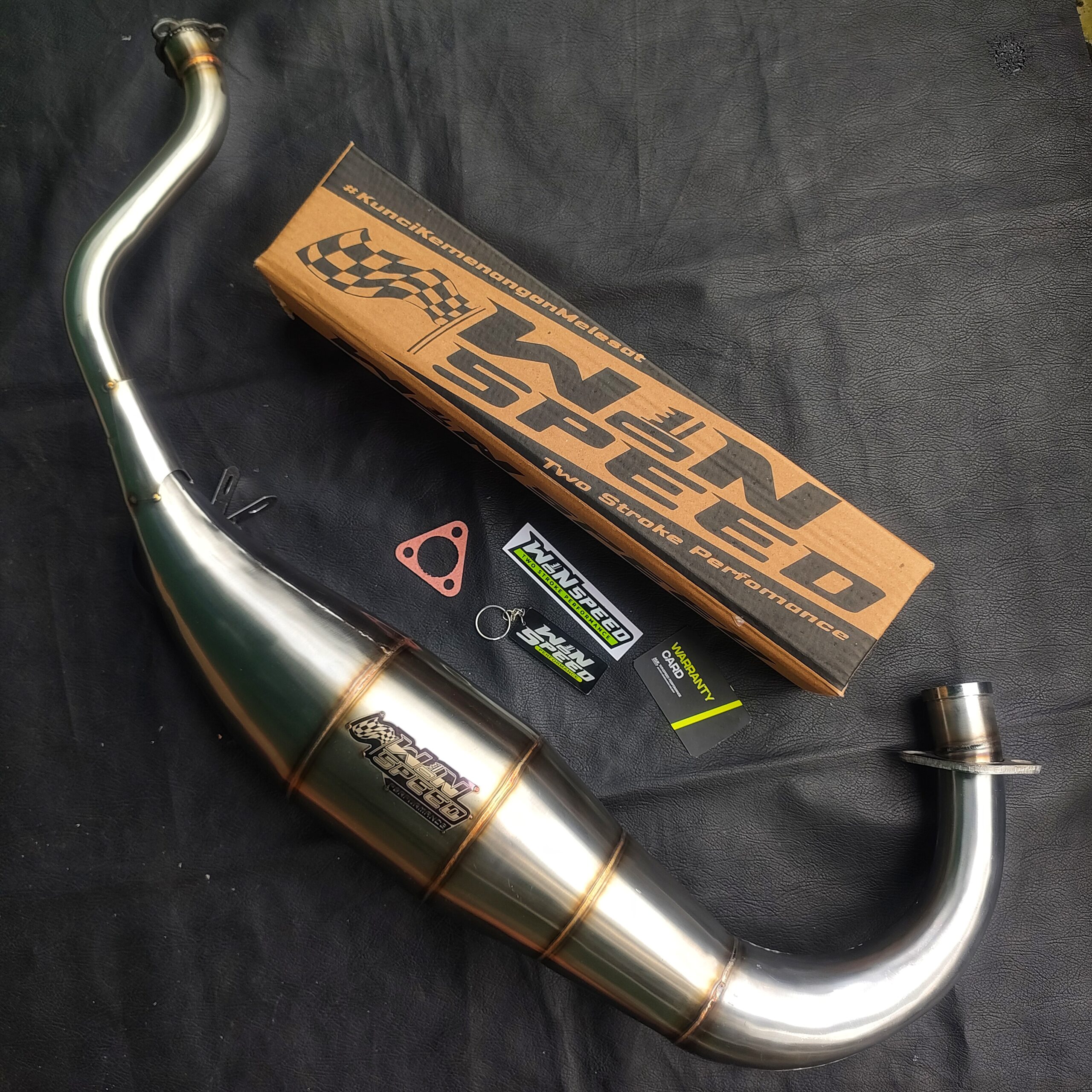 Set, Exhaust Chamber Super Cobra, Stainless , KR150, KRR150, KRR150ZX, Serpico