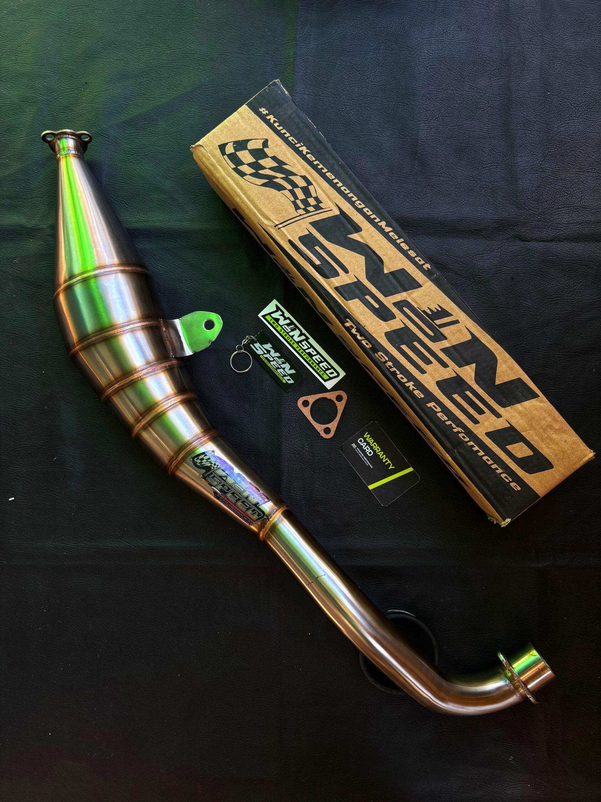 Set, Exhaust Chamber Side Undercarriage Model, Stainless Bending Neck , F1ZR, FIZ, FORCE ONE WINSPEED