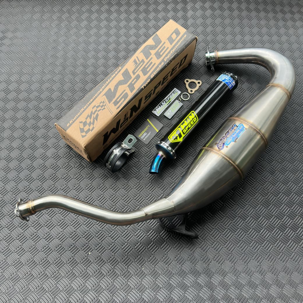 Fullsystem Silencers Aluminium Logo Sticker Emboss , Exhaust Chamber Cobra Medium, Stainless Press , KR150, KRR150, KRR150ZX, Serpico - Image 6