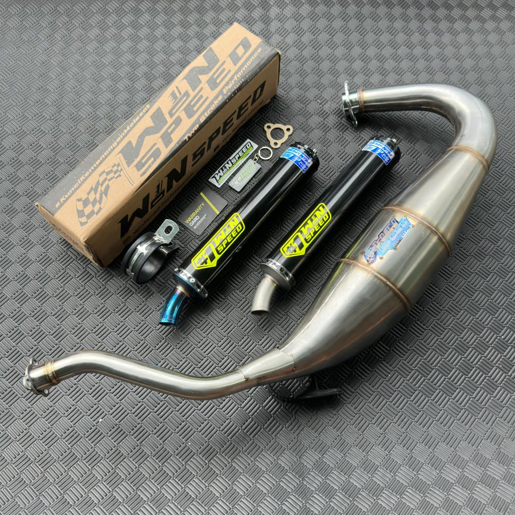 Fullsystem Silencers Aluminium Logo Sticker Emboss , Exhaust Chamber Cobra Medium, Stainless Press , KR150, KRR150, KRR150ZX, Serpico - Image 7