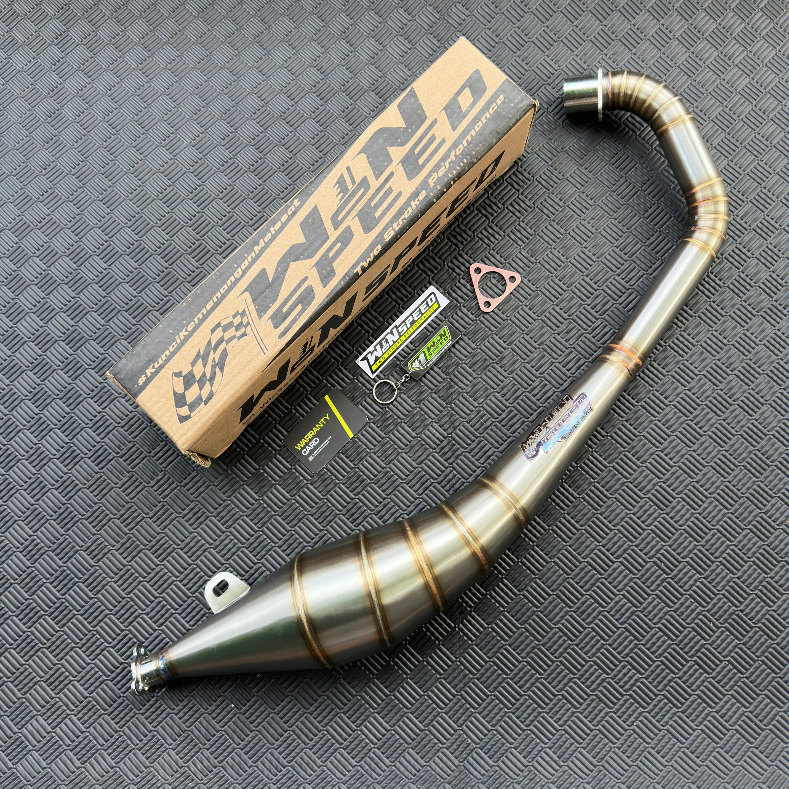 Set, Exhaust Chamber Side Undercarriage Model, Stainless , SATRIA 2 STROKE - Image 3