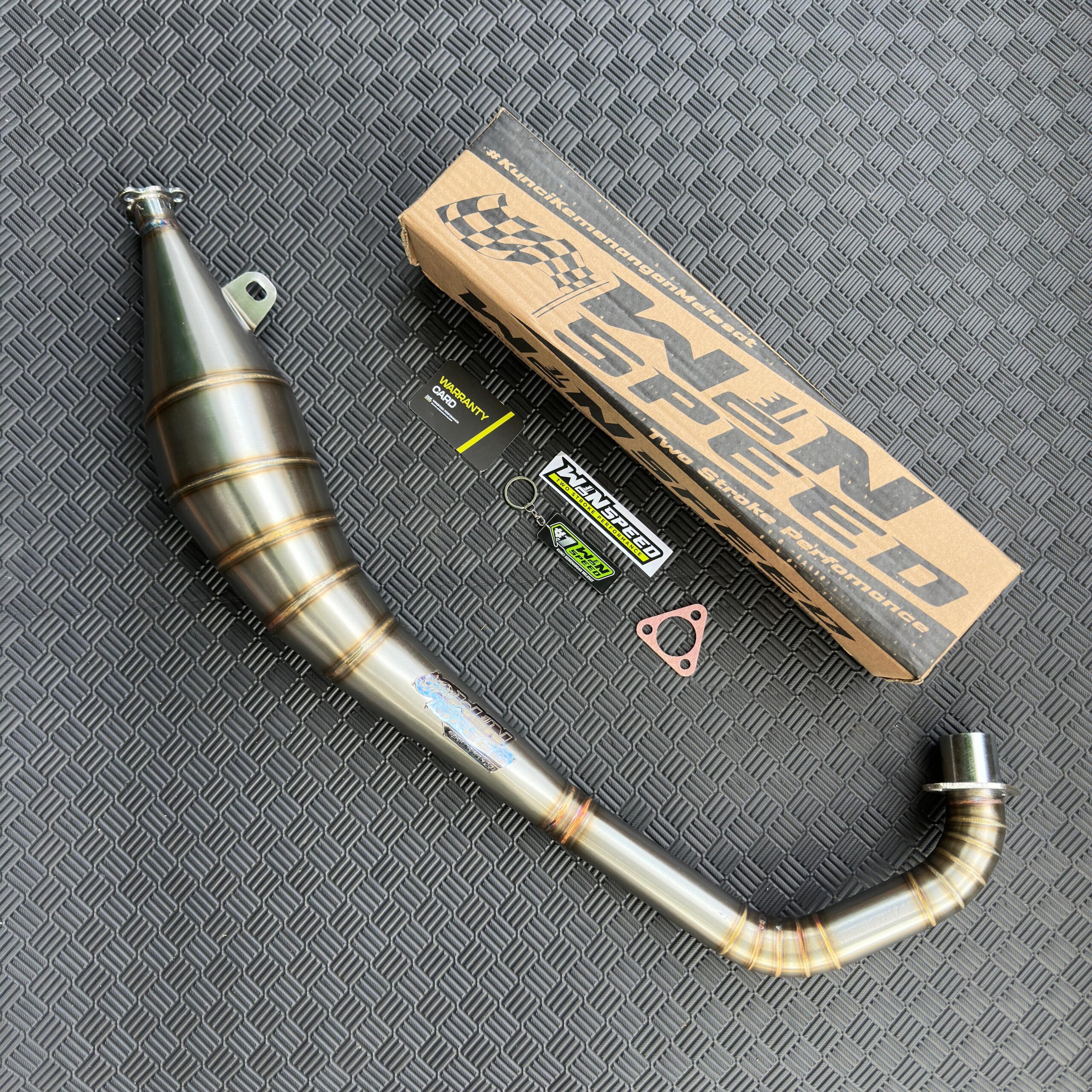 Set, Exhaust Chamber Side Undercarriage Model, Stainless , SATRIA 2 STROKE - Image 4