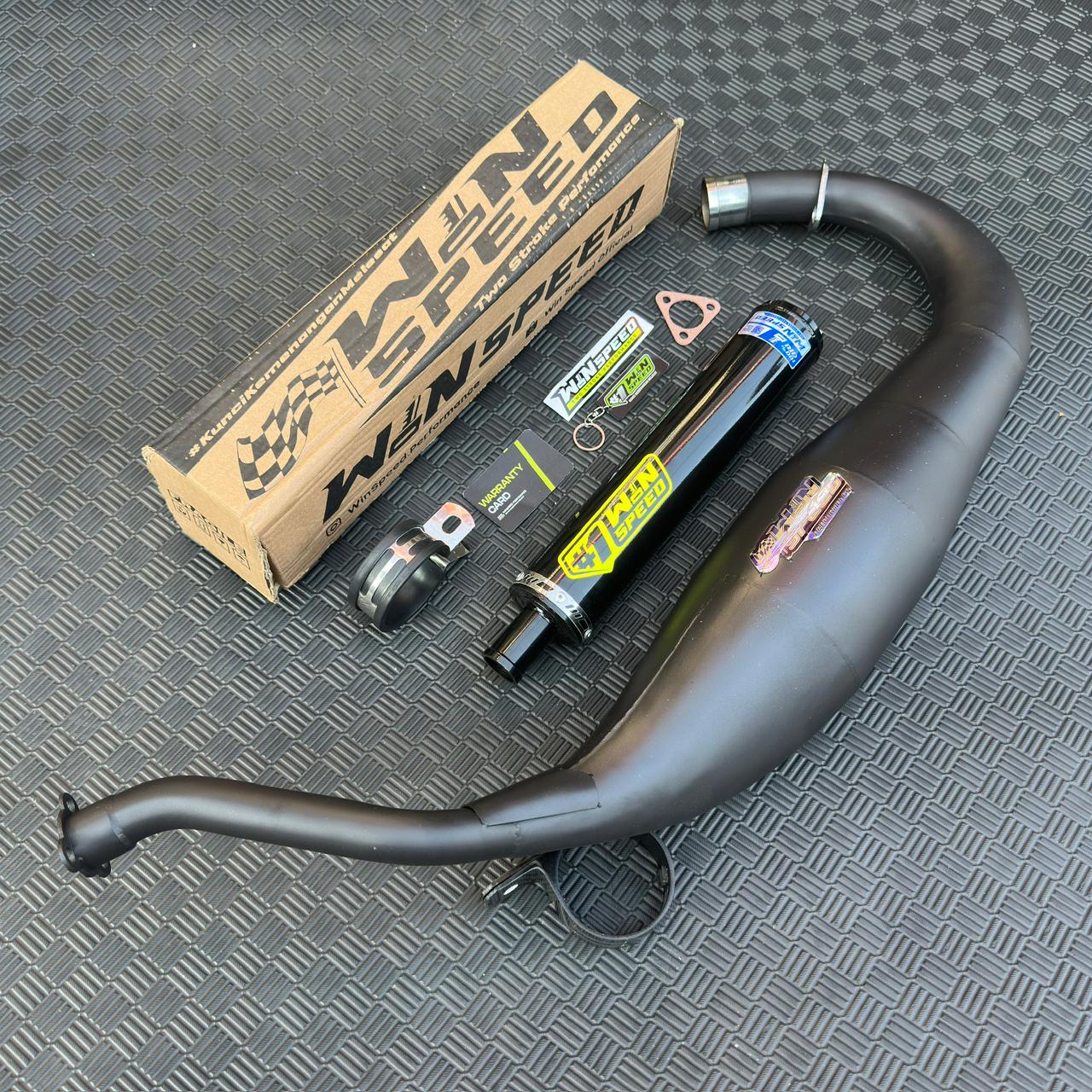 Fullsystem Silencers Aluminium Black Powder Coated Endcap CNC , Exhaust Chamber Cobra Medium, Clearcoated Mild Steel Black Coating, KR150, KRR150, KRR150ZX, Serpico - Image 3