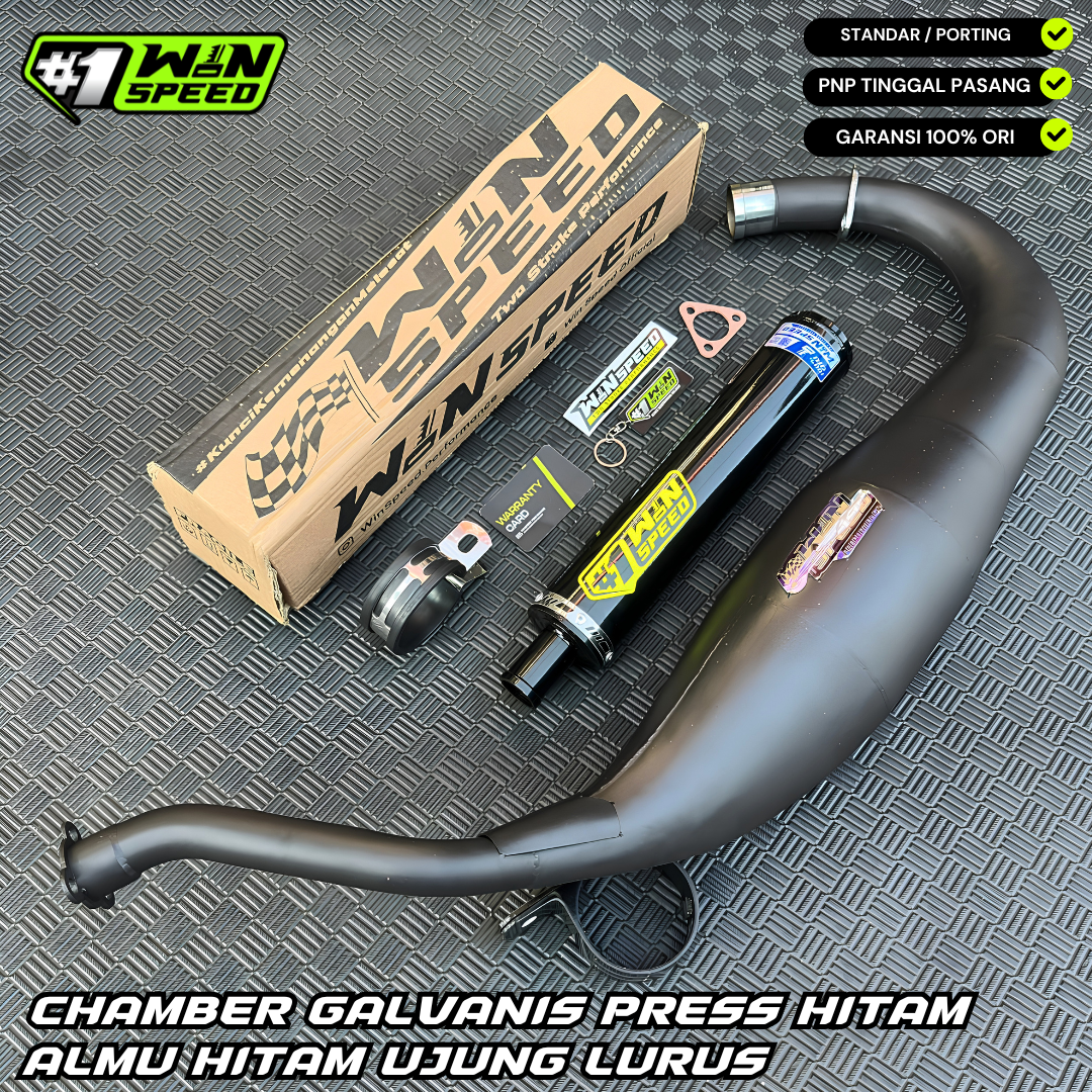 Fullsystem Silencers Aluminium Black Powder Coated Endcap CNC , Exhaust Chamber Cobra Medium, Clearcoated Mild Steel Black Coating, KR150, KRR150, KRR150ZX, Serpico