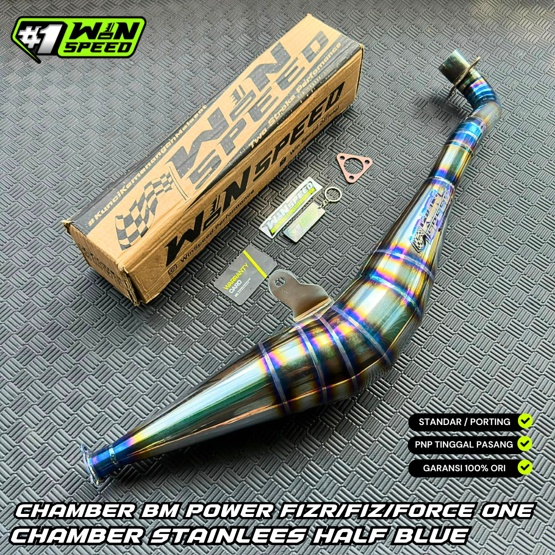 Set, Exhaust Chamber Side Undercarriage Model, Stainless BM POWER , F1ZR, FIZ, FORCE ONE WINSPEED