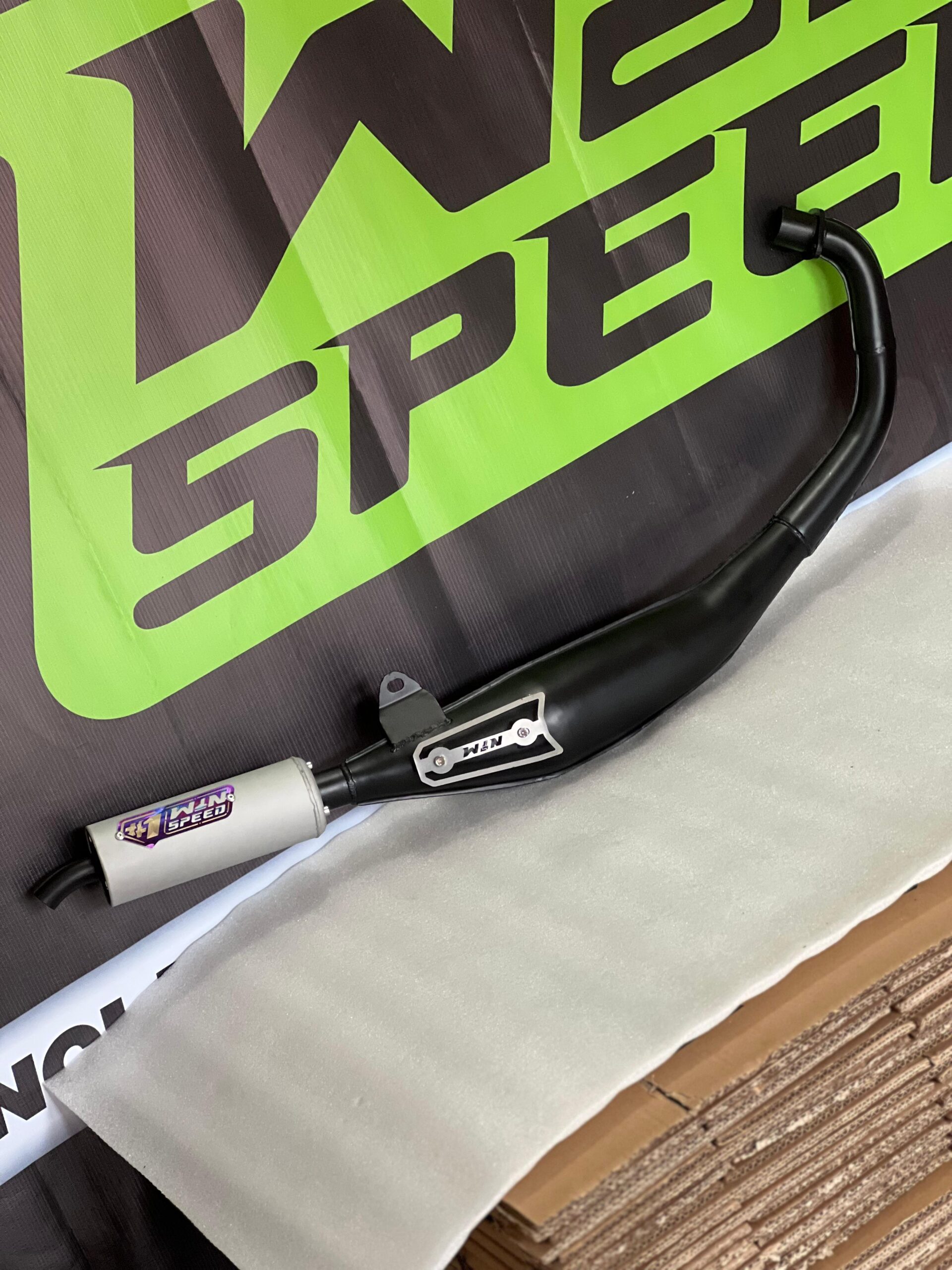 Fullsystem Silencer Finishing Vaporblasting , Exhaust Standar Racing Full Press , SATRIA 2 STROKE