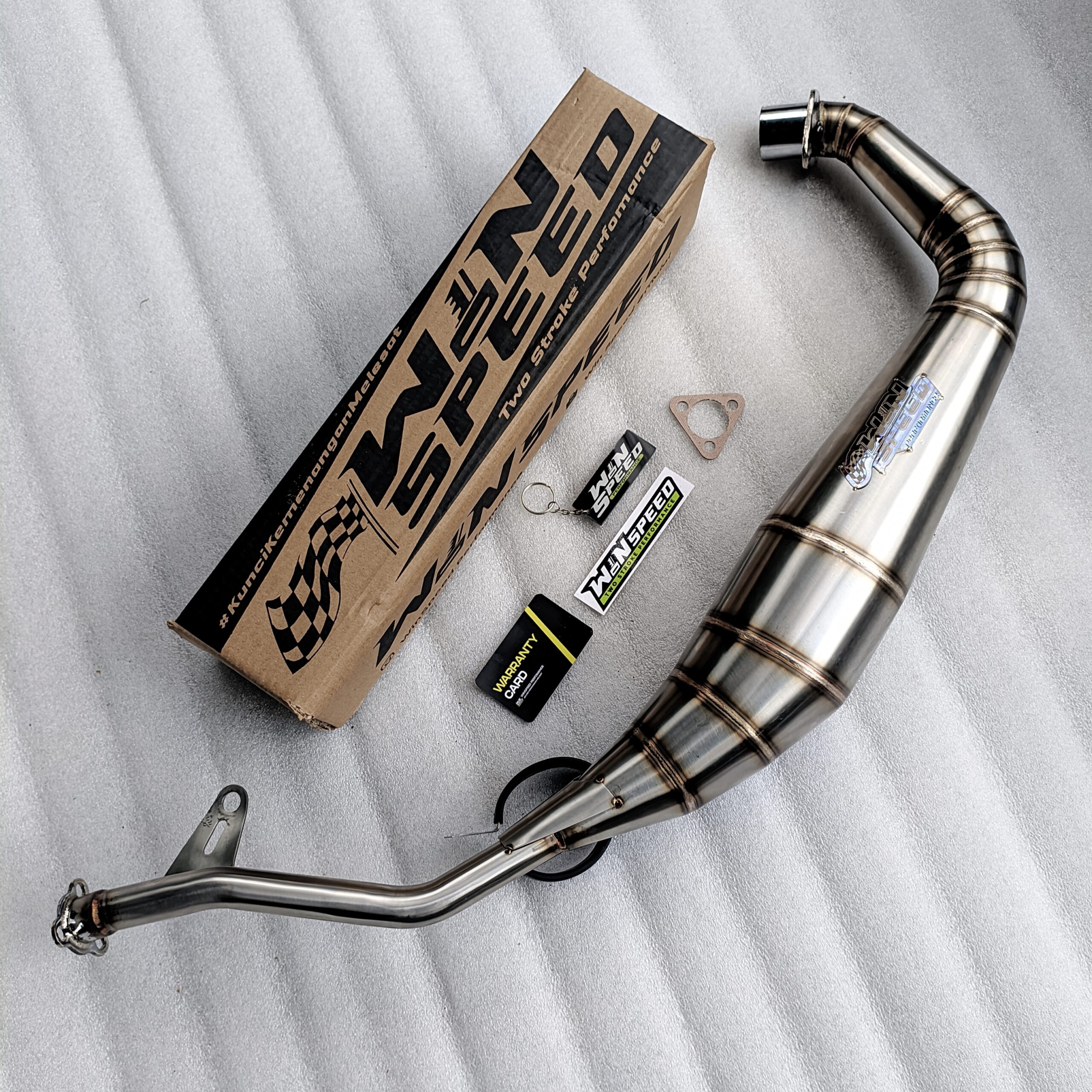 Set, Exhaust Chamber Chamber Stainless Cobra Underpass , Satria 2tak Hiu/Lumba/RGV/RGX