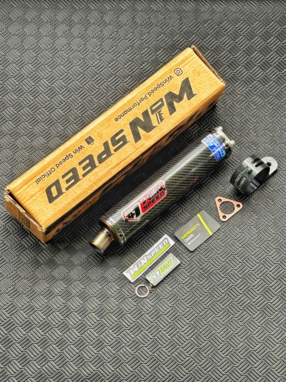 SILENCERS CARBON TWILL GLOSSY MUZZLE TITANIUM ORIGINAL WINSPEED - Image 5