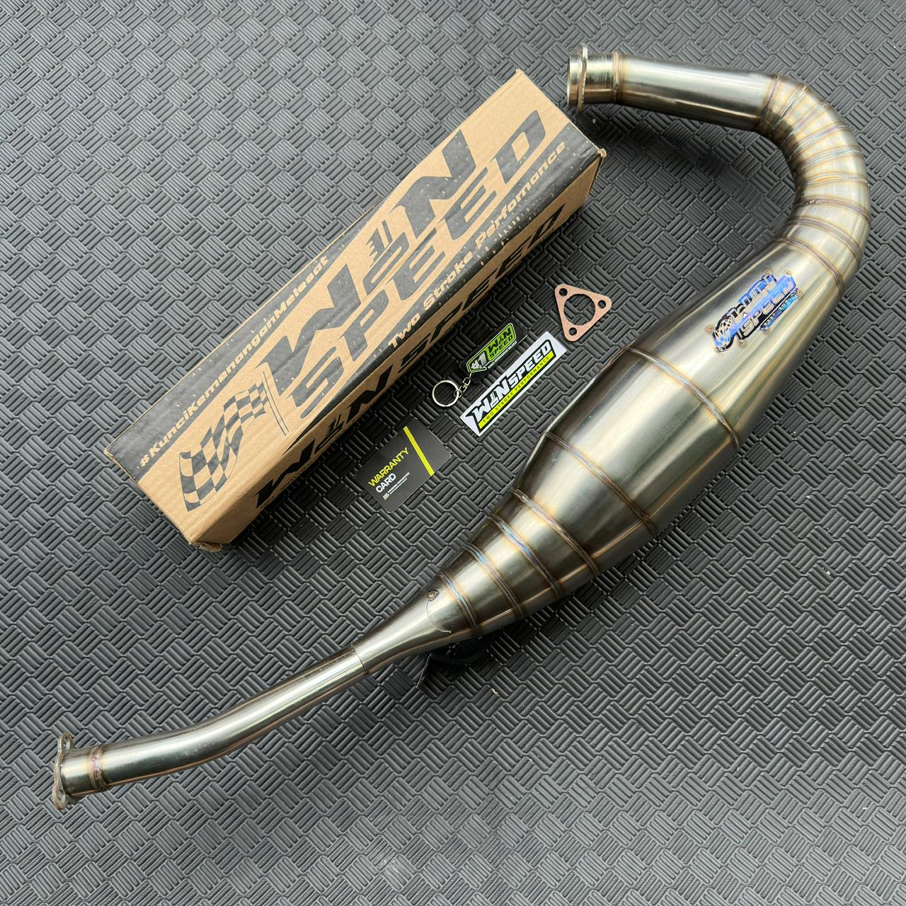 Set, Exhaust Chamber Footstep Standar, worm welded stainless steel , KR150, KRR150, KRR150ZX, Serpico - Image 4