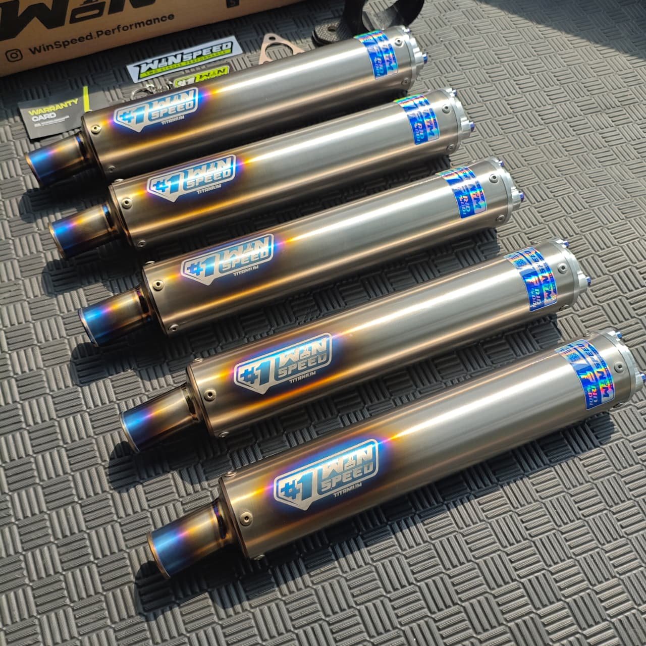 SILENCERS FULL TITANIUM ORIGINAL WINSPEED - Image 3