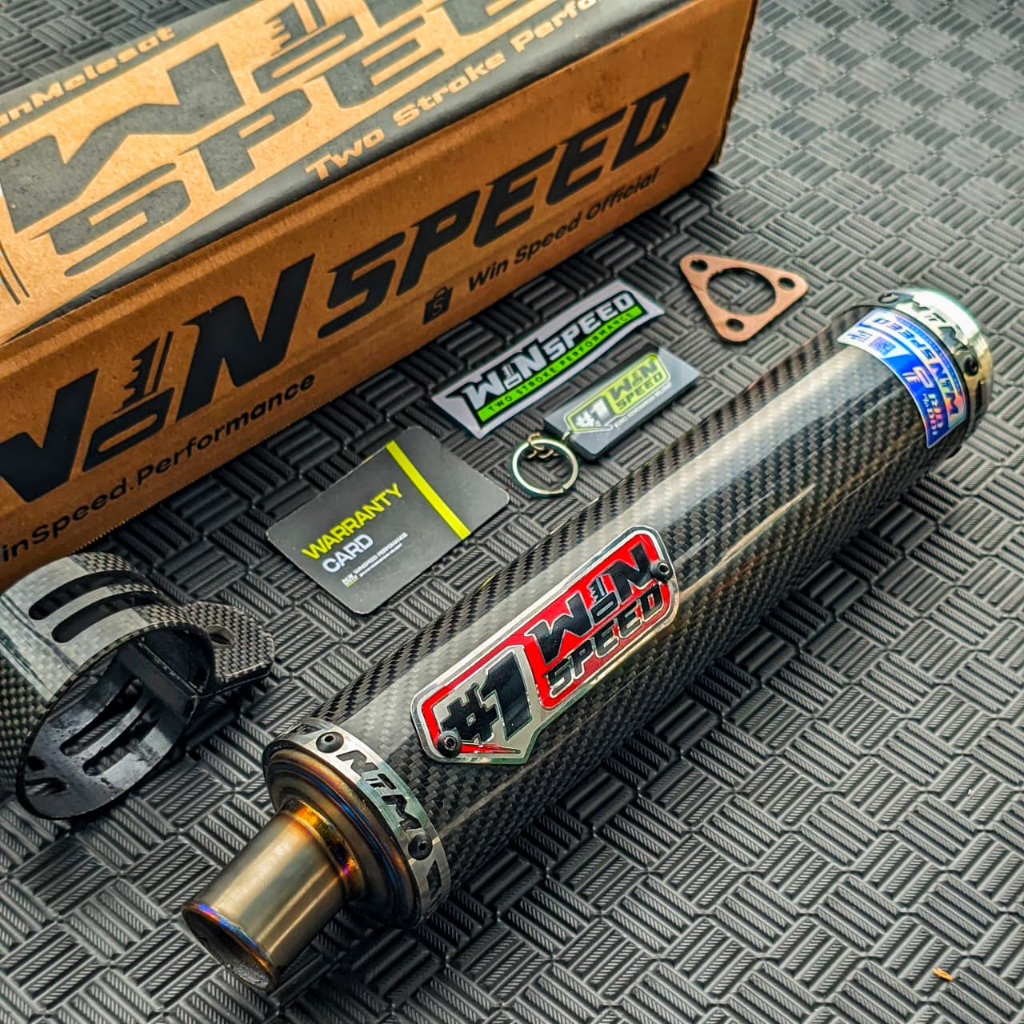 SILENCERS CARBON TWILL GLOSSY MUZZLE TITANIUM ORIGINAL WINSPEED - Image 2