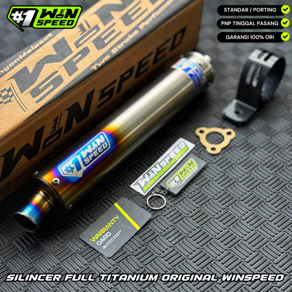 SILENCERS FULL TITANIUM ORIGINAL WINSPEED