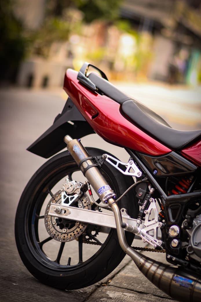 Fullsystem Silencers Full Titanium , Exhaust Chamber Step Standar, stainless steel worm welding , KR150, KRR150, KRR150ZX, Serpico - Image 3