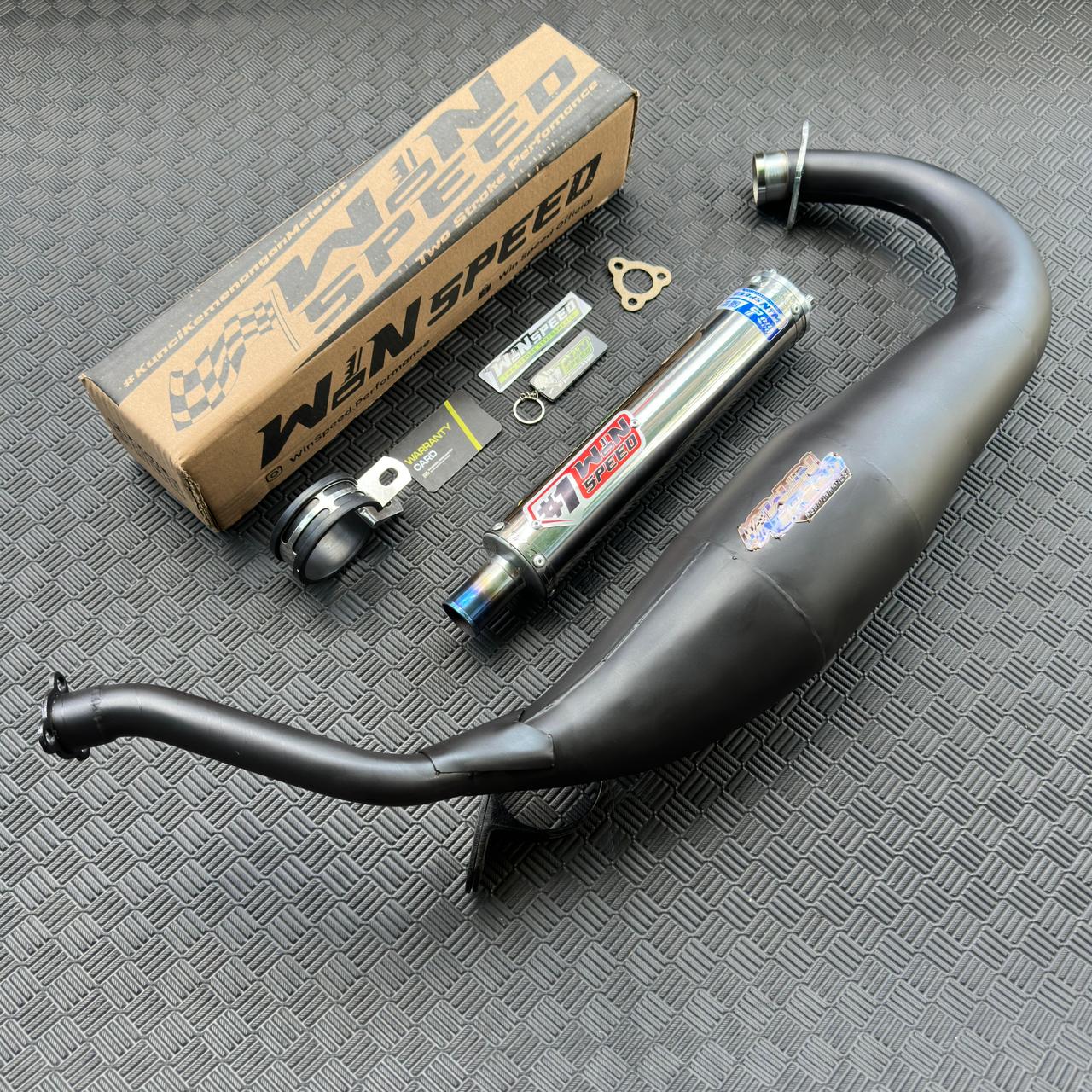 Fullsystem Silencers Aluminium Black Powder Coated Endcap CNC , Exhaust Chamber Cobra Medium, Clearcoated Mild Steel Black Coating, KR150, KRR150, KRR150ZX, Serpico - Image 2