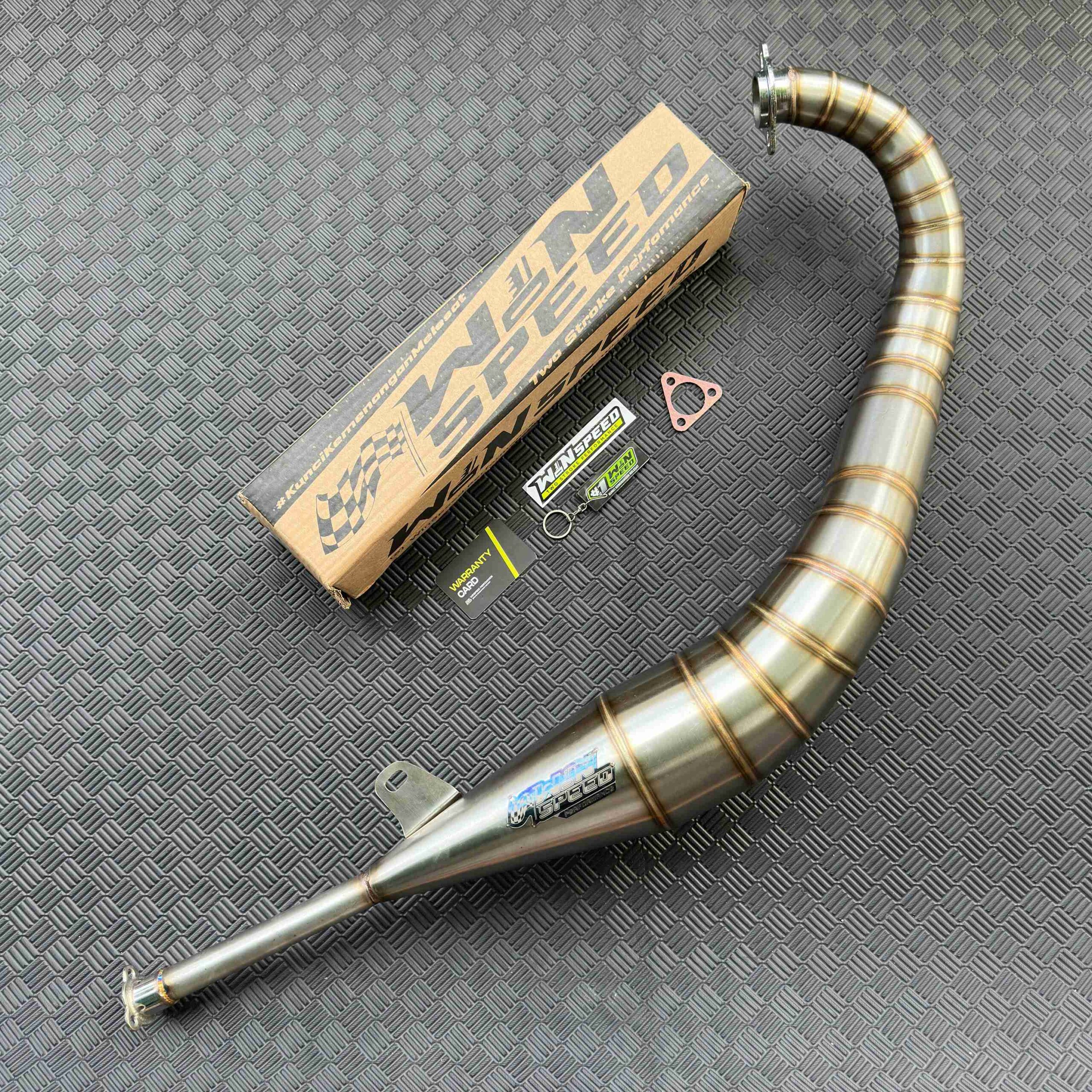 Set, Exhaust Chamber LAVIDA UNDERWEAR MODEL, Stainless Stinger Bending , YAMAHA RXZ RZR - Image 3