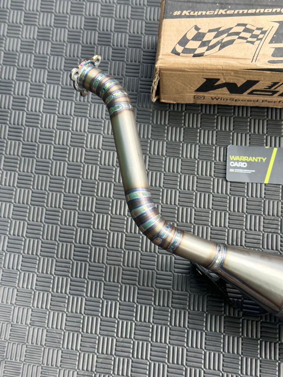 Set, Exhaust Chamber Standar/Semi Cobra/Super Cobra, Full Titanium , KR150, KRR150, KRR150ZX, Serpico - Image 2