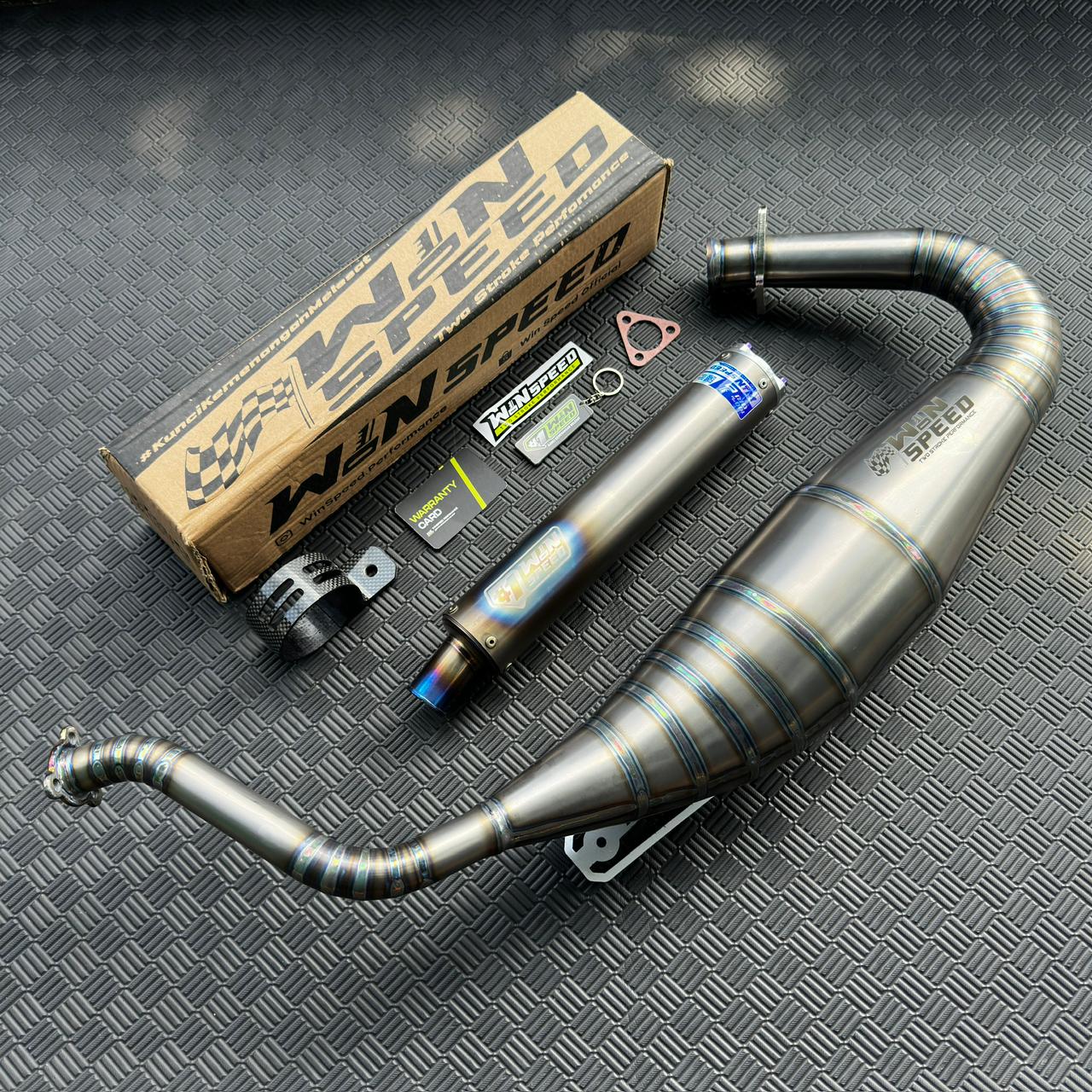 Fullsystem Silencers Full Titanium, Exhaust Chamber Standar/Cobra/Super Cobra, Full Titanium , KR150, KRR150, KRR150ZX, Serpico - Image 3