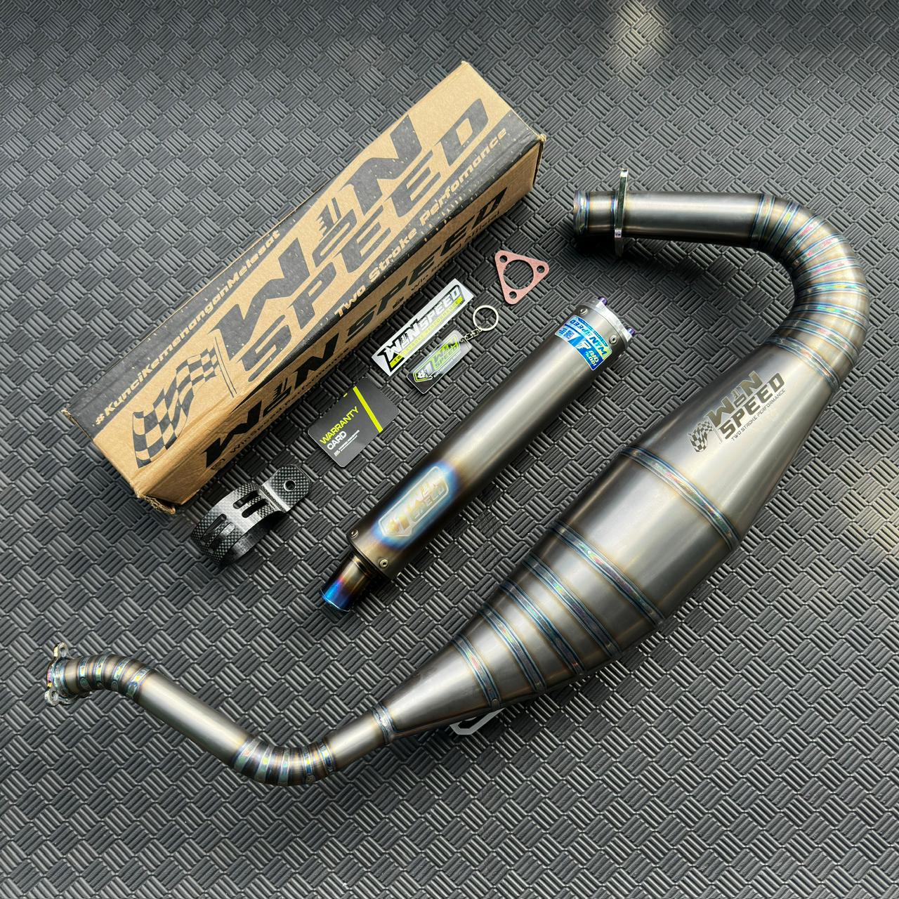 Fullsystem Silencers Full Titanium, Exhaust Chamber Standar/Cobra/Super Cobra, Full Titanium , KR150, KRR150, KRR150ZX, Serpico - Image 4