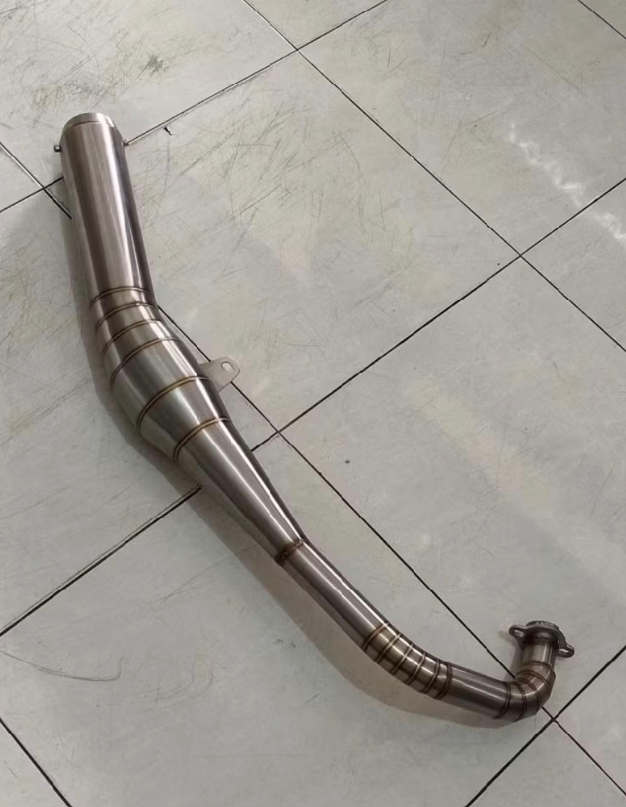 Fullsystem Stainless steel under-belly exhaust YAMAHA RX KING | RXS | RXT