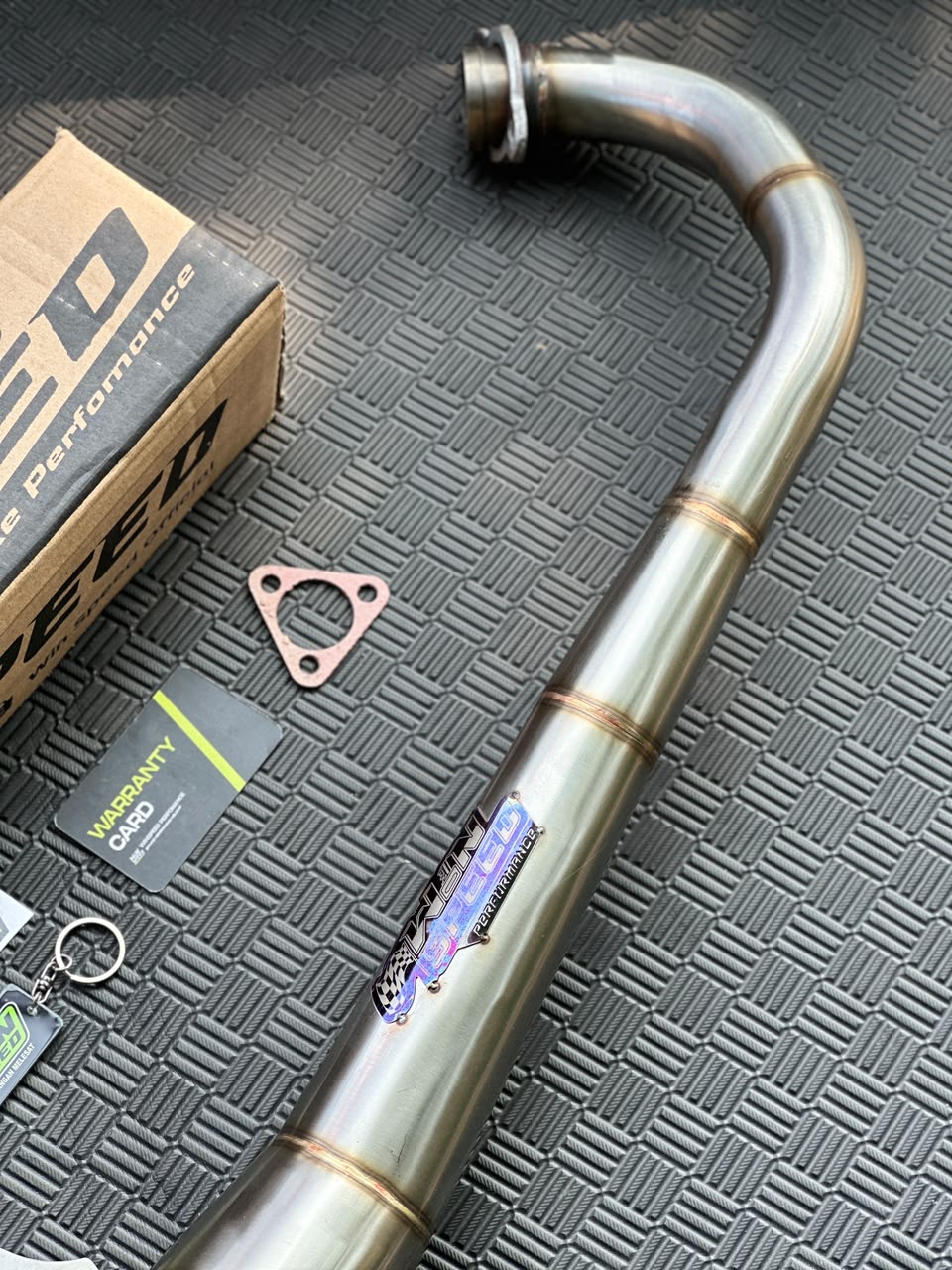 Set, Exhaust Chamber Kolong Thai MODEL, Stainless , YAMAHA RX KING, RXS - Image 3
