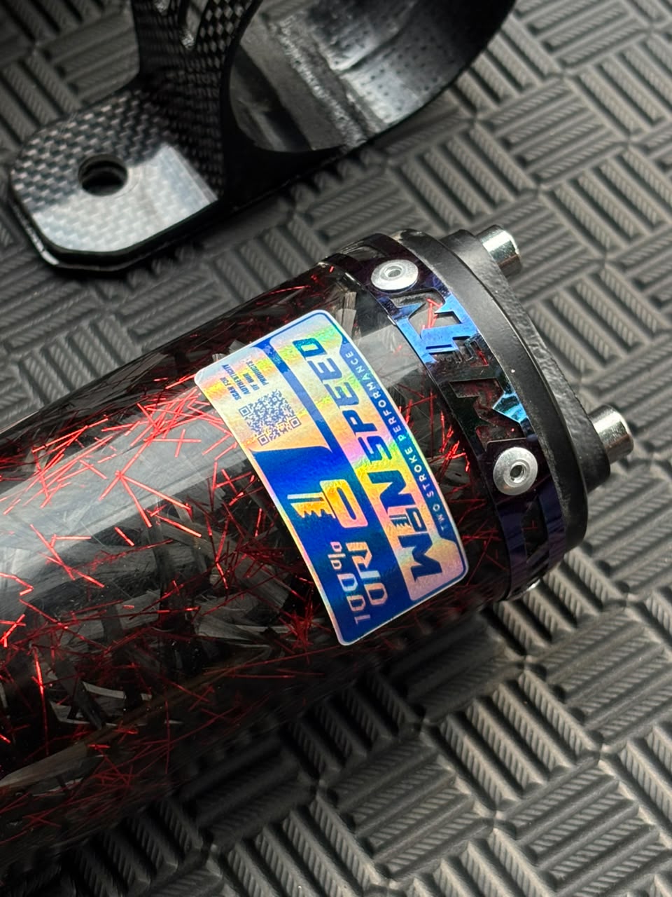 SILENCERS CARBON Forged Red & Purple ORIGINAL WINSPEED - Image 4
